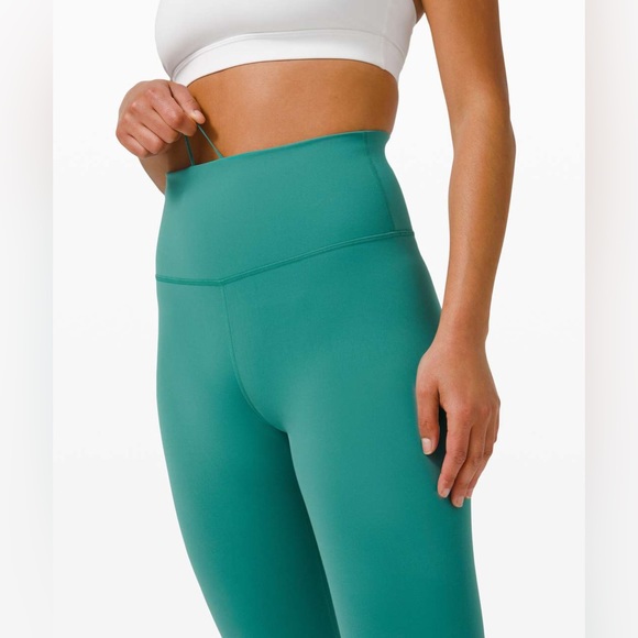 Lululemon Wunder Train High-Rise Tight 31" - Teal Lagoon - Picture 3 of 15
